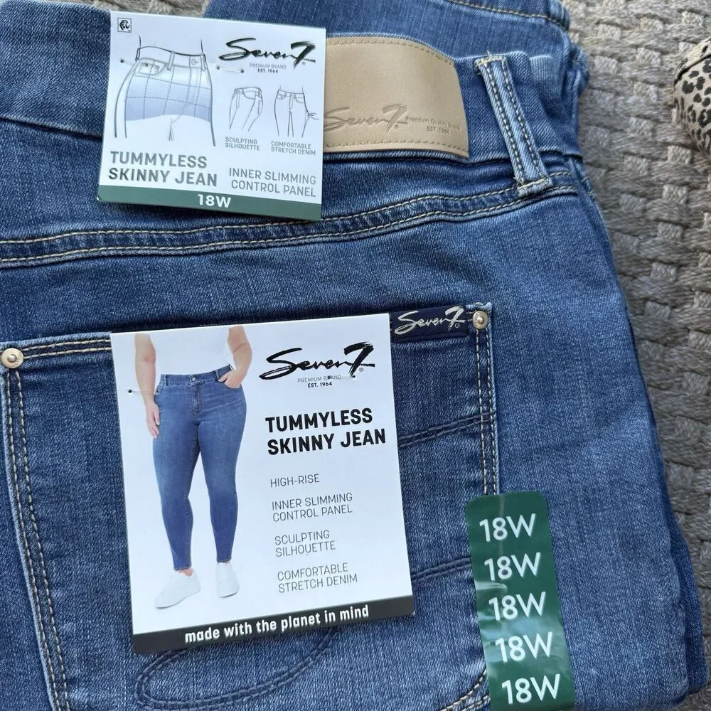 Buffalo Jeans Women's Wide Leg Belted Jean Size 18 Medium Wash NWT - Picture 12 of 14
